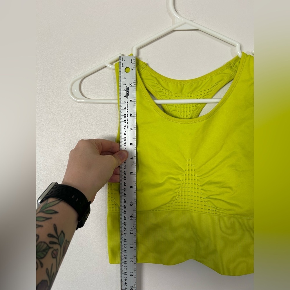 SWEATY BETTY Stamina Longline Sports Bra Compression Technology Lined Medium - Picture 2 of 5